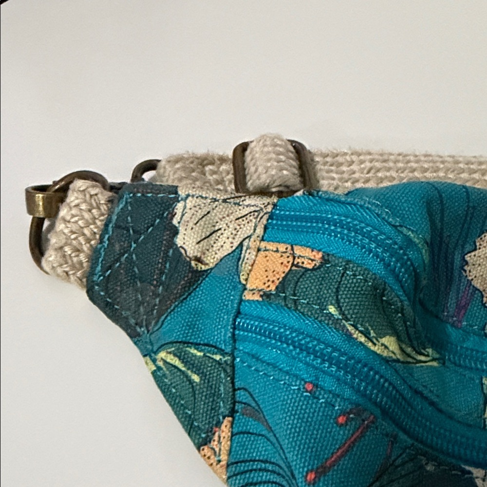 Dakine Teal Floral Mini Waist Bag - Picture 3 of 6